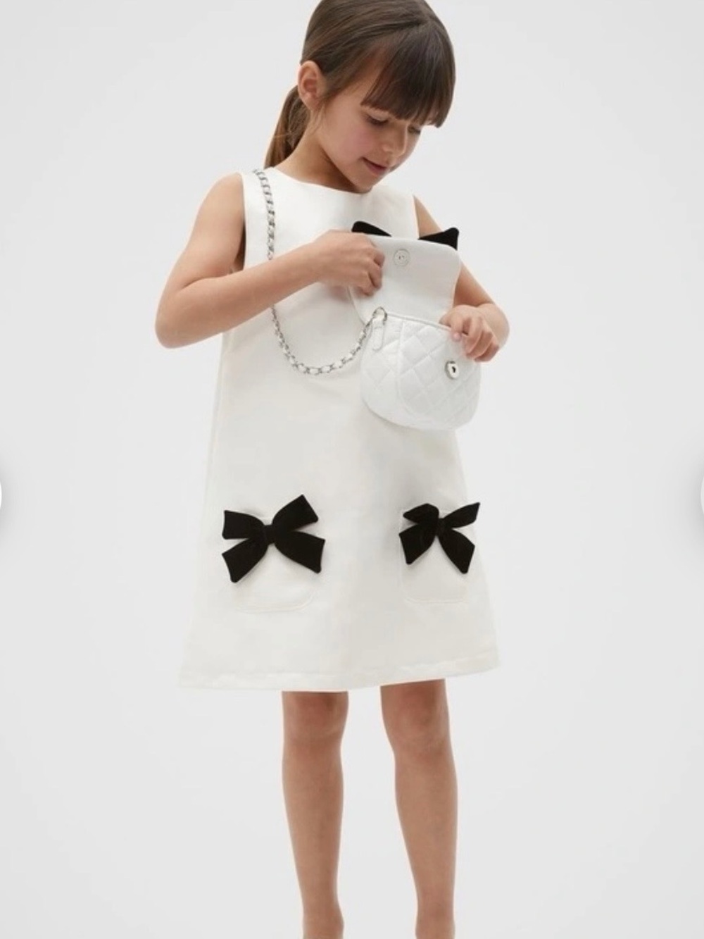 Phi Clothing
Girls Ivory Cotton Velvet Dress